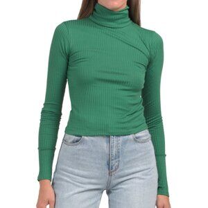 RE/DONE Ribbed Turtleneck Top